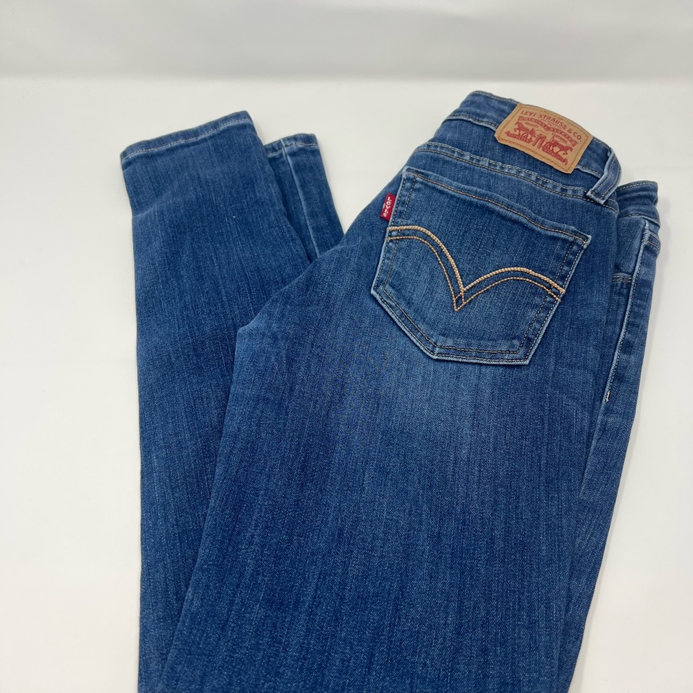 Levi's Classic 535 Super Skinny Indigo Jeans